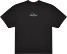 No Purpose Tee Schwarz, Vorderseite mit kleiner Killerani-Wortmarke