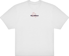 No Purpose Tee Weiß, Vorderseite mit kleiner Killerani-Wortmarke